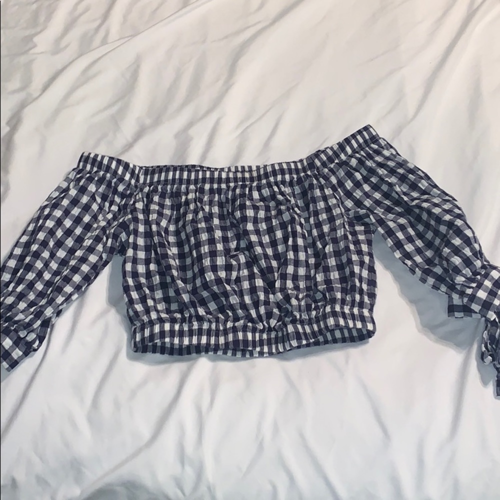 Checkered Crop Top